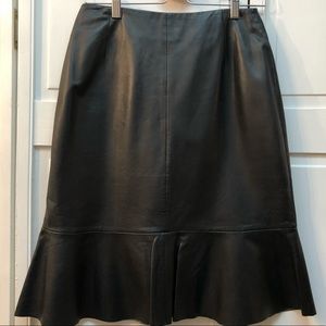 Faux Leather Skirt